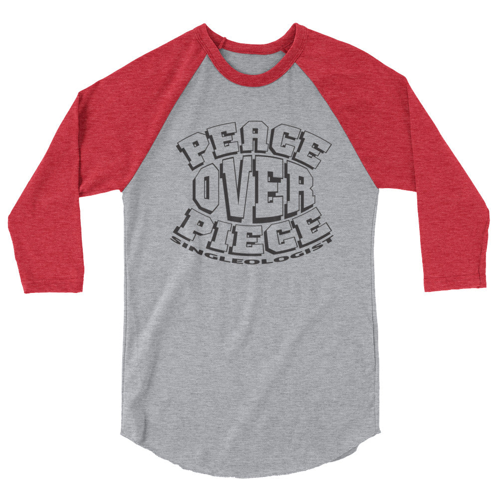 Peace of Mind Wins 3/4 sleeve raglan shirt