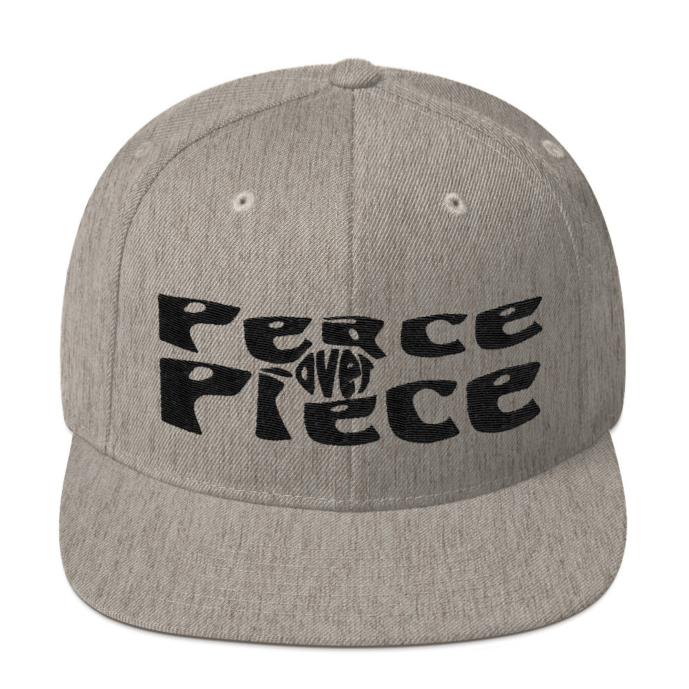 Peace Over Piece Snapback Hat