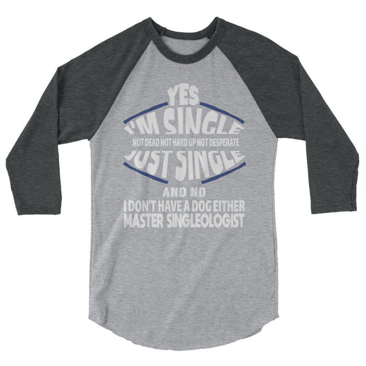 Just Single 3/4 sleeve raglan shirt