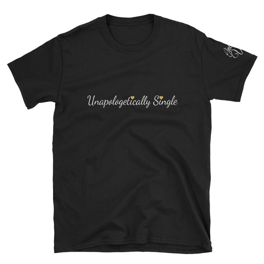 Unapologetically Single Heart Short-Sleeve Unisex T-Shirt