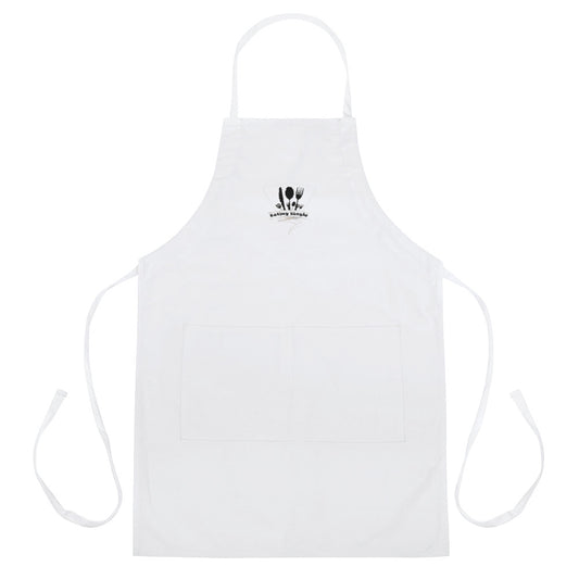 Eating Single Embroidered Apron