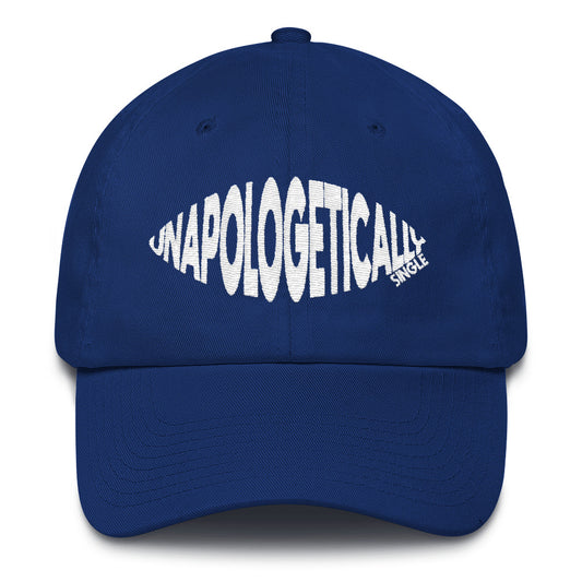 Unapologetically Single Bulging Cotton Cap