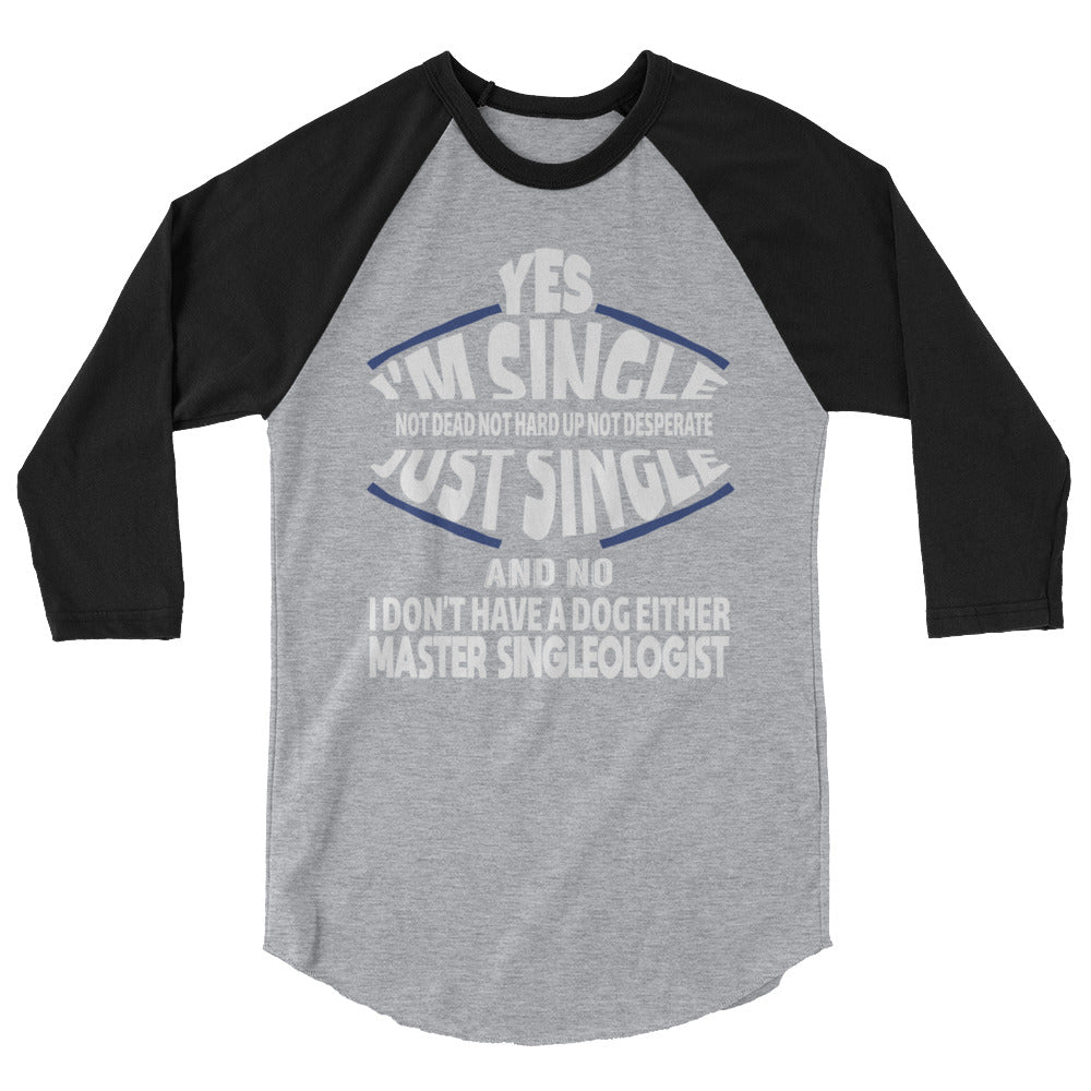 Just Single 3/4 sleeve raglan shirt