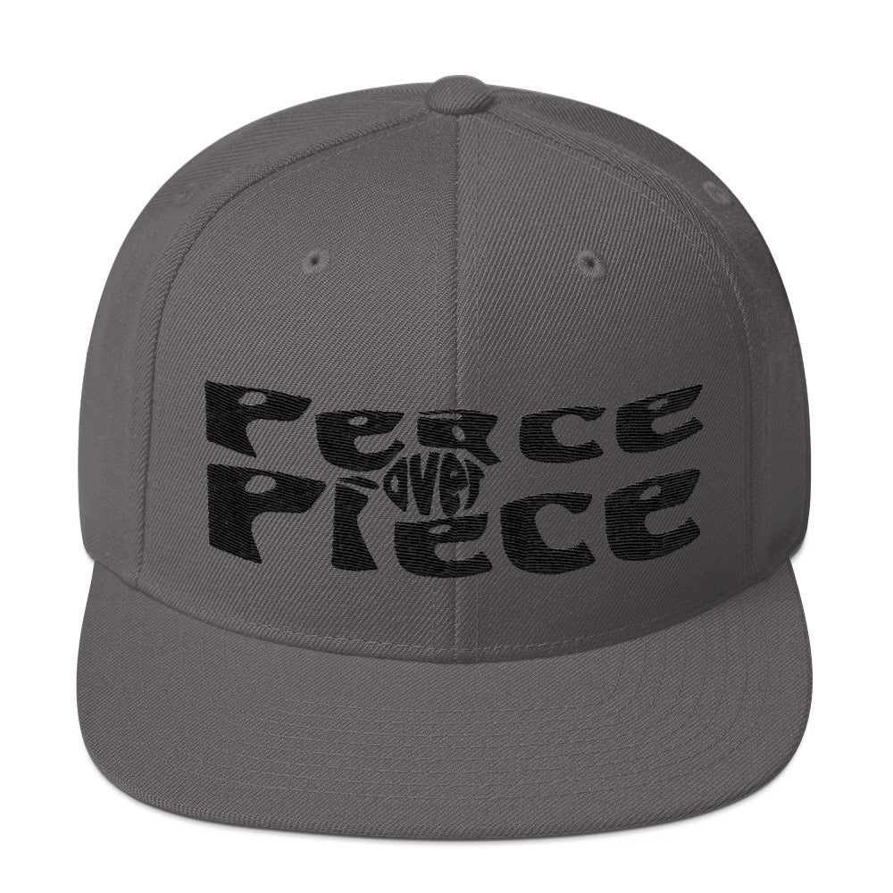 Peace Over Piece Snapback Hat