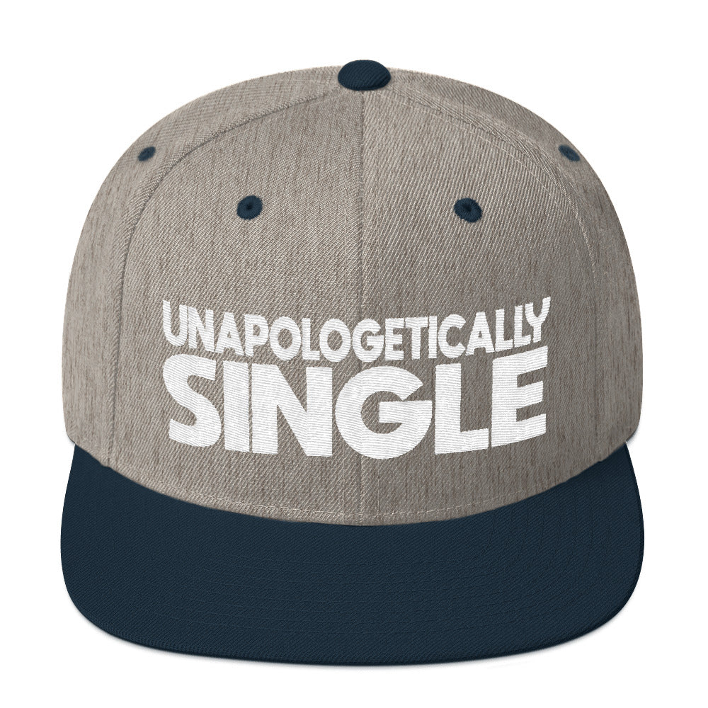 Unapologetically Single Snapback Hat