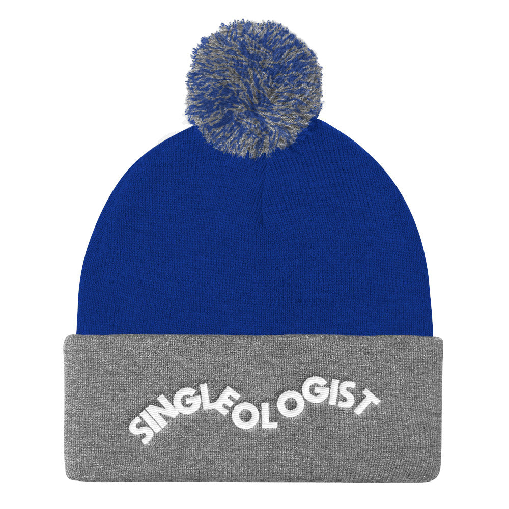 SingleOlogist Pom Pom Knit Cap