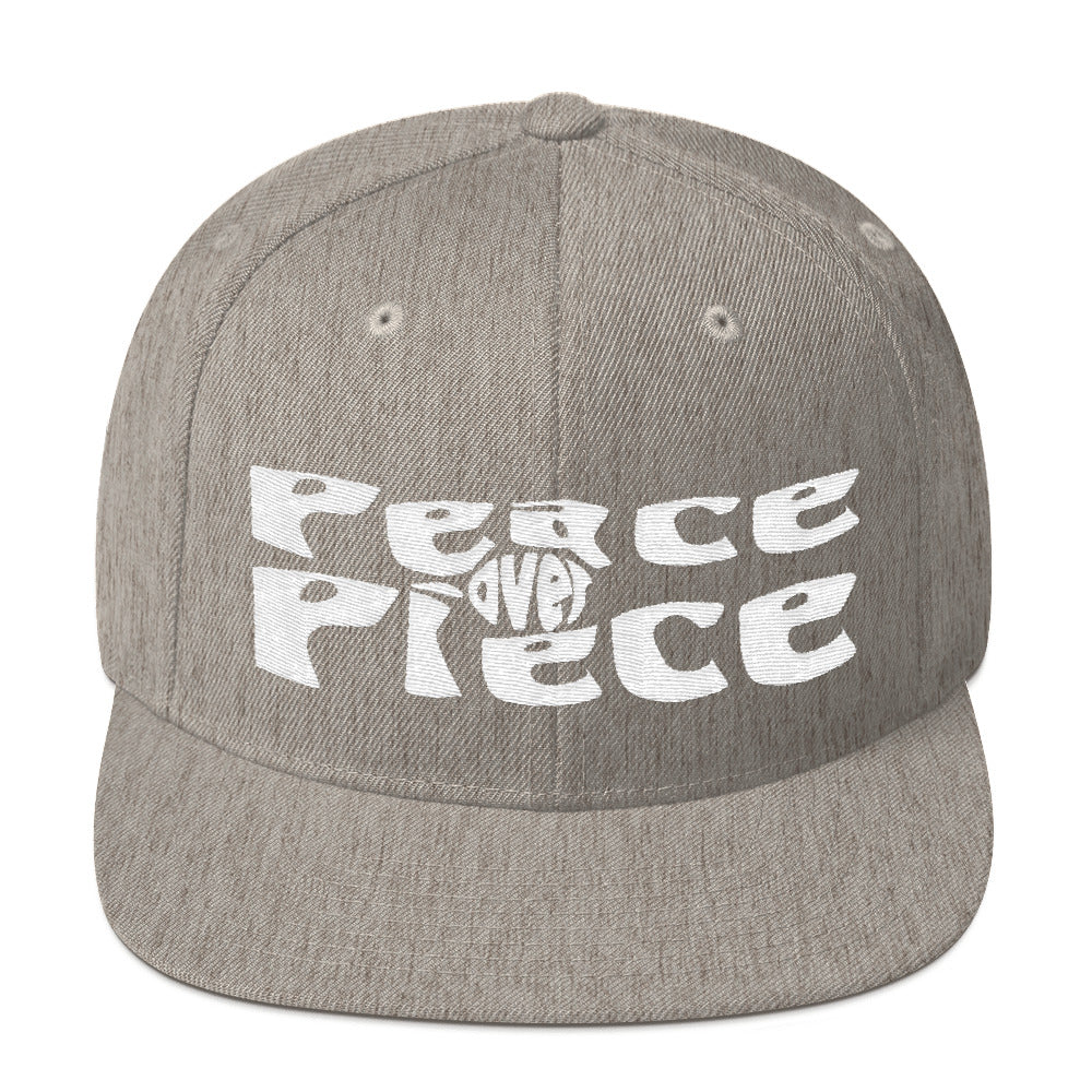 Peace Over Piece Snapback Hat