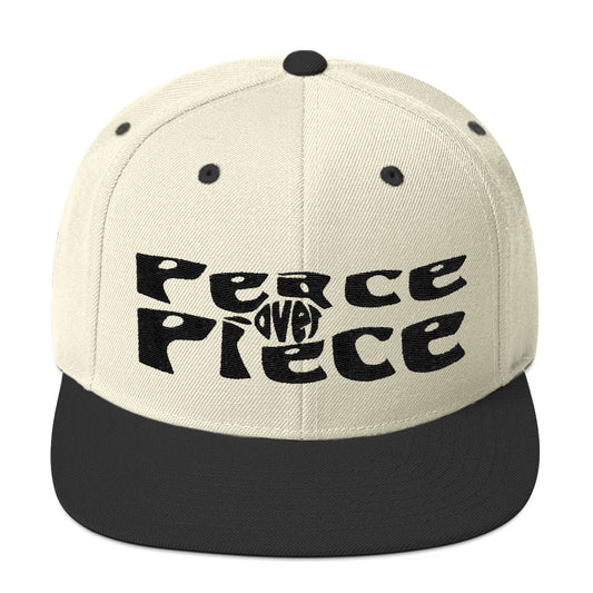 Peace Over Piece Snapback Hat