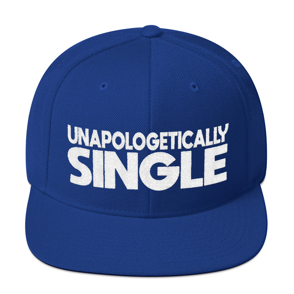 Unapologetically Single Snapback Hat