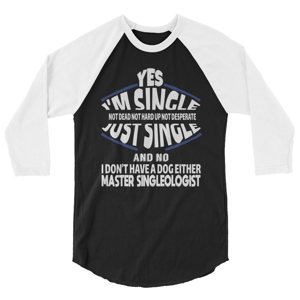 Just Single 3/4 sleeve raglan shirt