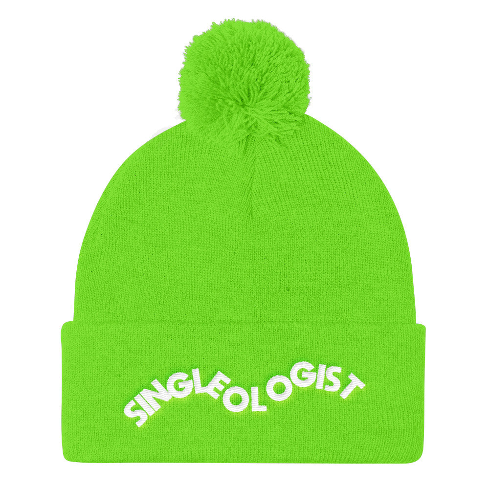 SingleOlogist Pom Pom Knit Cap