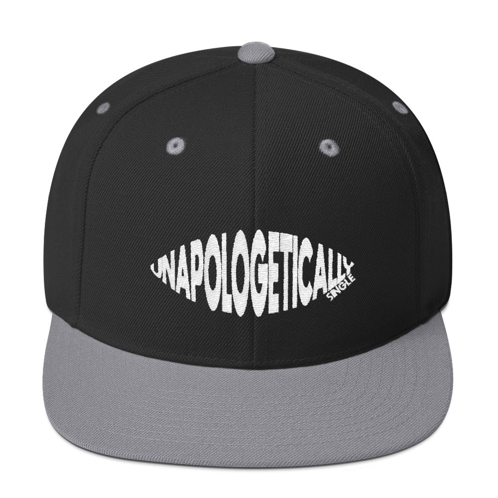 Unapologetically Single Bulging Snapback Hat