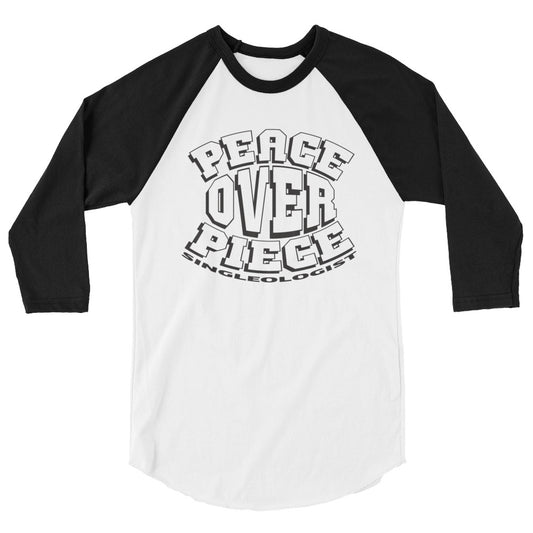 Peace of Mind Wins 3/4 sleeve raglan shirt