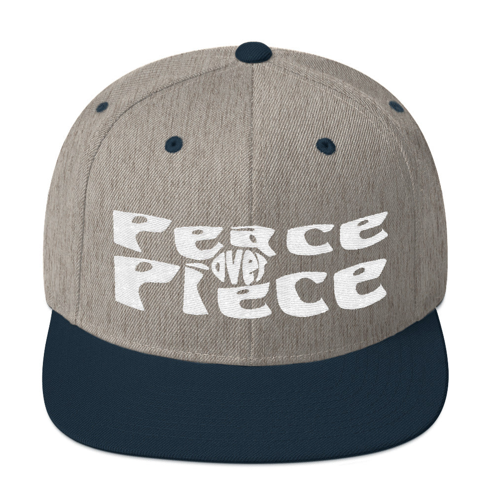 Peace Over Piece Snapback Hat