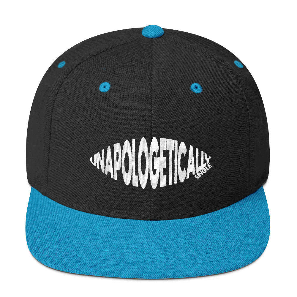 Unapologetically Single Bulging Snapback Hat