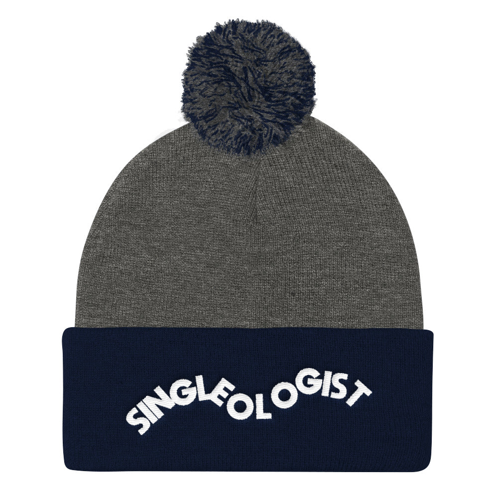 SingleOlogist Pom Pom Knit Cap