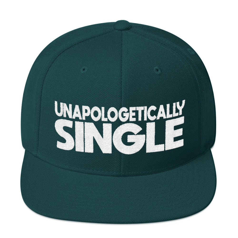 Unapologetically Single Snapback Hat