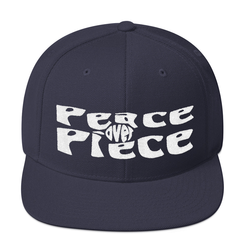 Peace Over Piece Snapback Hat