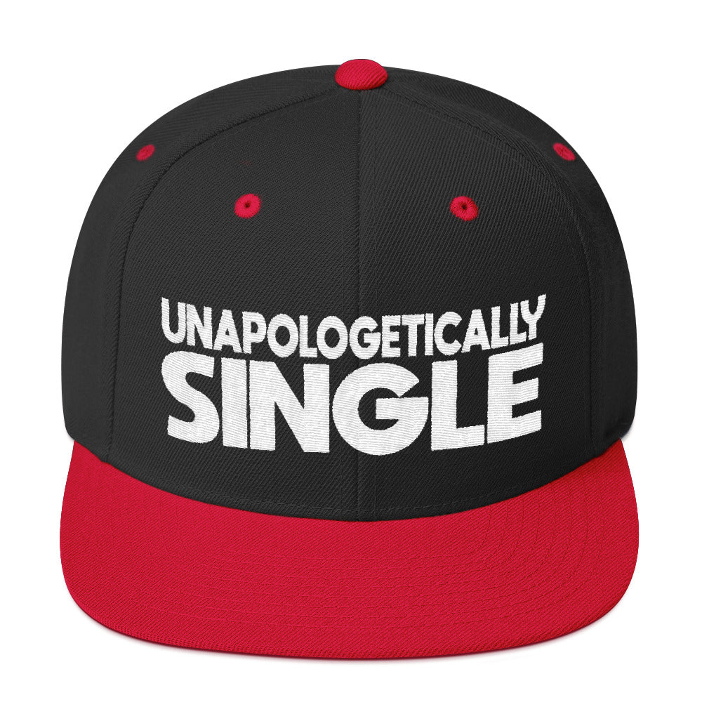 Unapologetically Single Snapback Hat