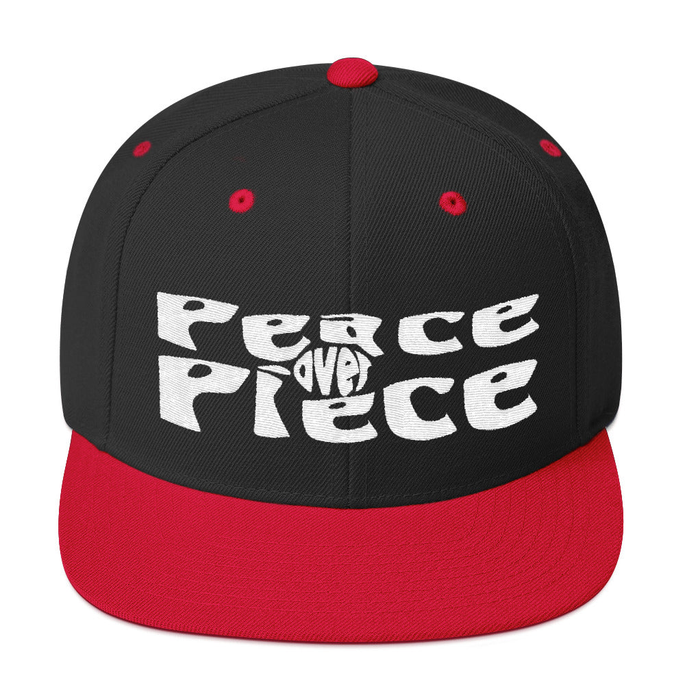 Peace Over Piece Snapback Hat