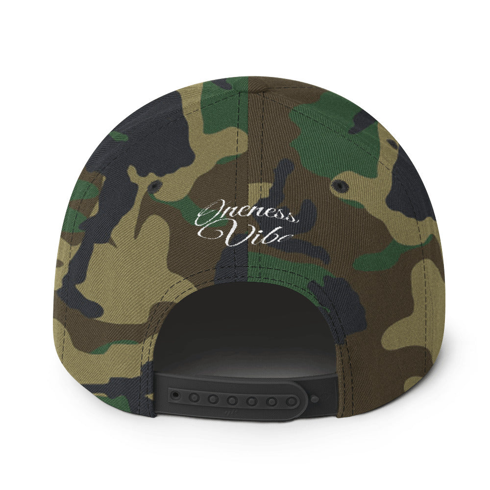 Peace Over Piece Snapback Hat