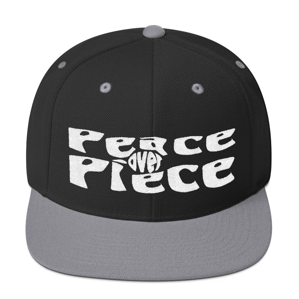 Peace Over Piece Snapback Hat