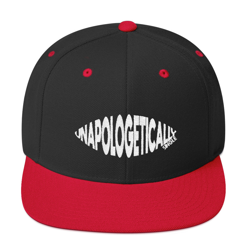 Unapologetically Single Bulging Snapback Hat