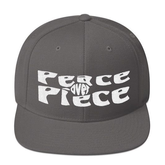 Peace Over Piece Snapback Hat