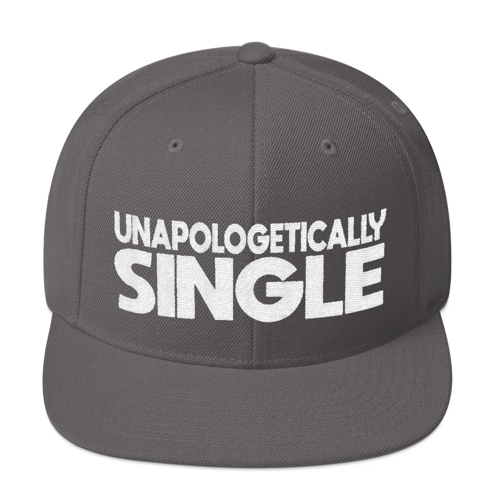 Unapologetically Single Snapback Hat